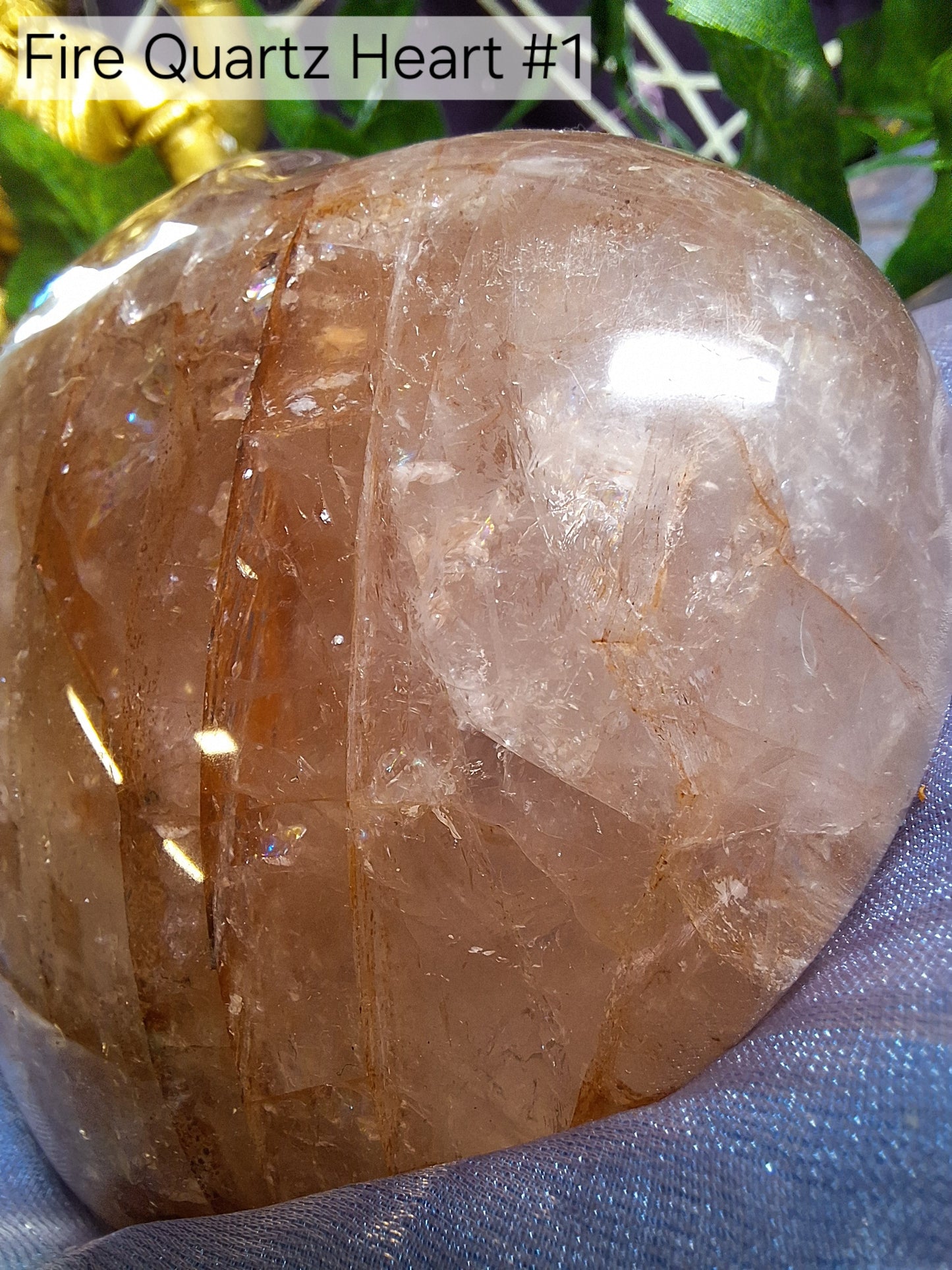 Fire Quartz Heart 1