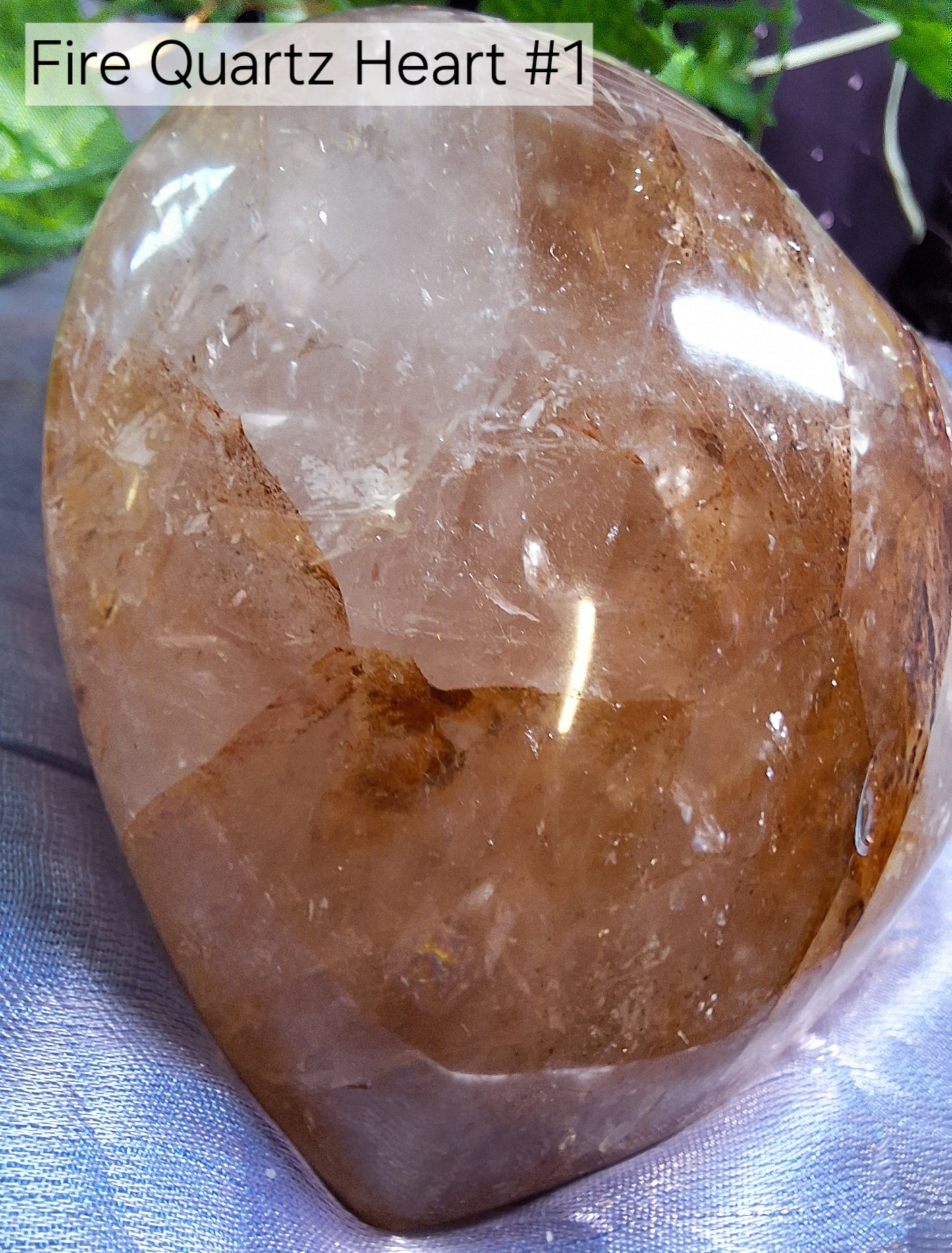 Fire Quartz Heart 1