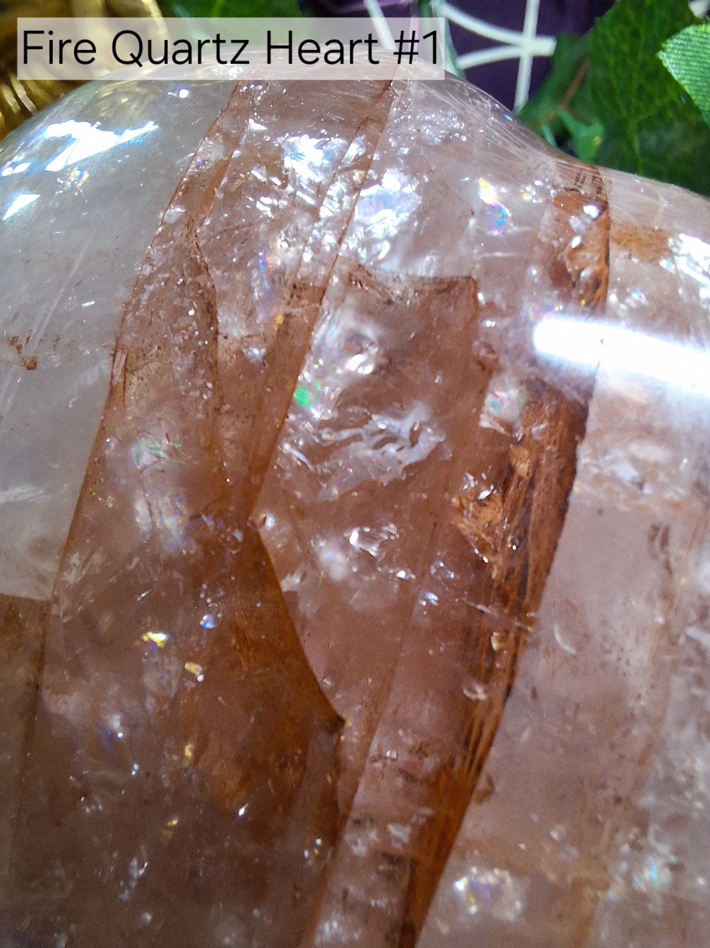 Fire Quartz Heart 1