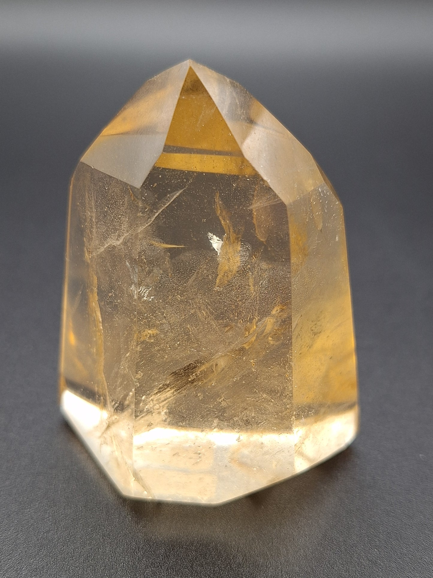 Natural Smoky Citrine Polished Point
