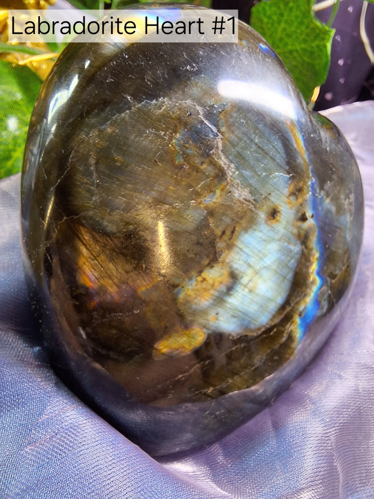 Labradorite Heart 1