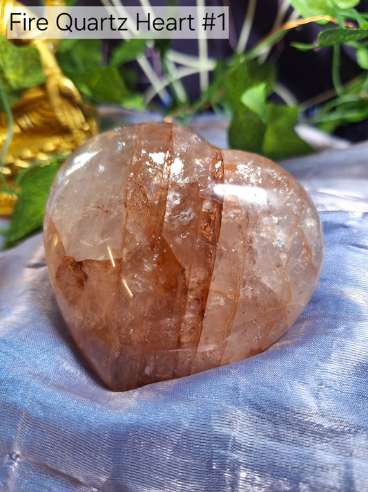 Fire Quartz Heart 1