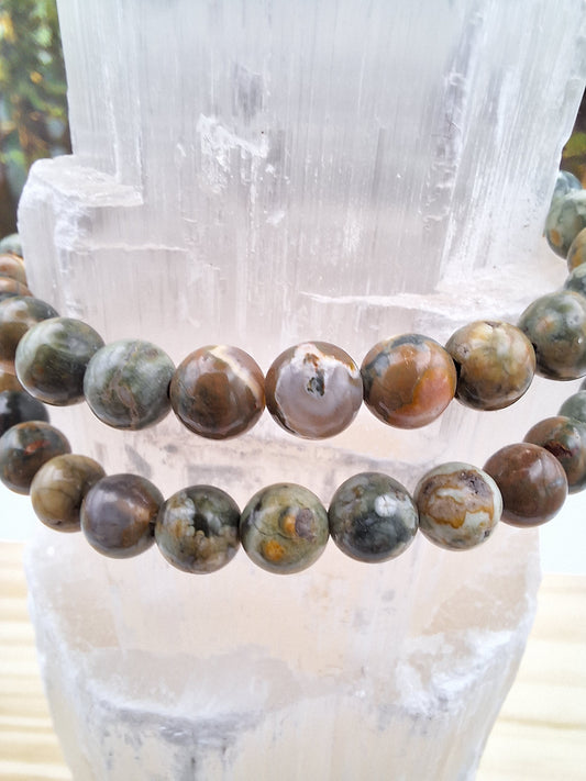 Rhyolite Strand 6mm Beads